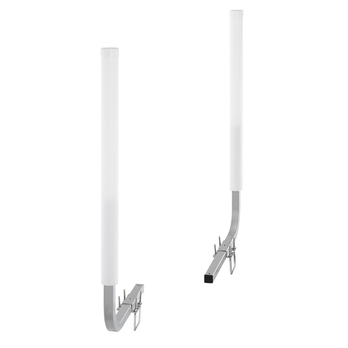 VEVOR Boat Trailer Guide, 1016mm Adjustable Design Trailer Guide Poles, 2PCS High-Hardness Steel Trailer Guide-Ons, Trailer Guides with PVC Pipe Posts, for Ski Boat, Fishing Boat or Sailboat Trailer