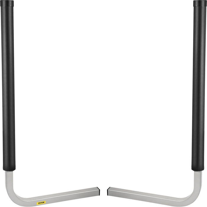 Boat Trailer Guide-ons, 40\", 2PCS Rustproof Galvanized Steel Trailer Guide ons, Trailer Guides with Black PVC Pipes, Mounting Parts Included, for Ski Boat, Fishing Boat or Sailboat Trailer