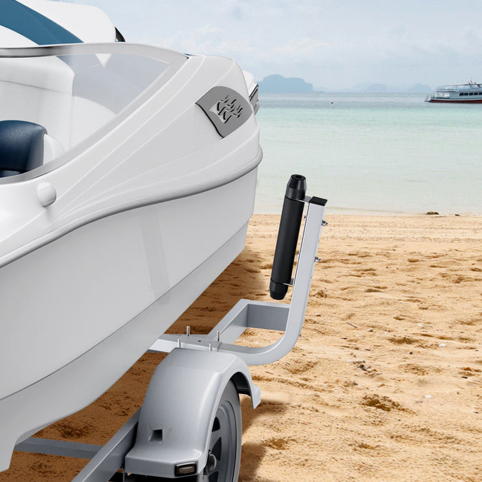 Boat Trailer Guide, 20.5” Adjustable Design Trailer Guide Poles, 2PCS Rustproof Steel Trailer Guide ons, Heavy Duty Roller Guide Design, for Ski Boat, Fishing Boat or Sailboat Trailer