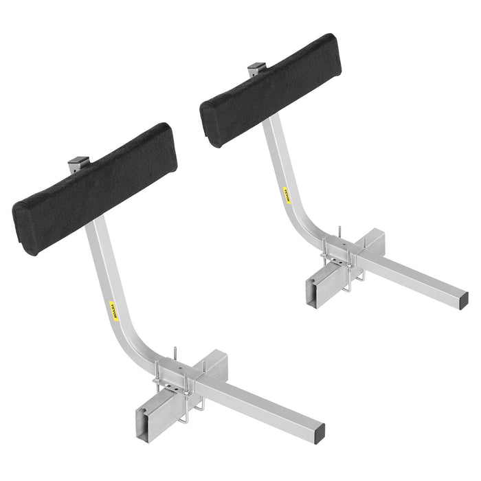 VEVOR Boat Trailer Guide, 2PCS Adjustable Short Bunk Guide-Ons, Hardened Steel Trailer Guide Poles with Soft Cushion, Heavy Duty Roller Guide Design, for Ski Boat, Fishing Boat or Sailboat Trailer