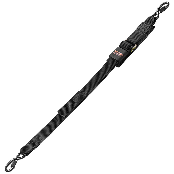 VEVOR Retractable Ratchet Straps, 5.08 cm x 121.92 cm Ratchet Tie Down Straps with Security Lock S Hooks, 2 Pack Heavy Duty Ratchet Straps with 680.4 kg Break Strength, for Trailers, Vehicles, Boat