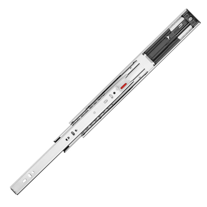 VEVOR 10 Pairs of 558.8mm Drawer Slides Side Mount Rails, Heavy Duty Full Extension Steel Track, Soft-Close Noiseless Guide Glides Cabinet Kitchen Runners with Ball Bearing, 100 Lbs Load Capacity