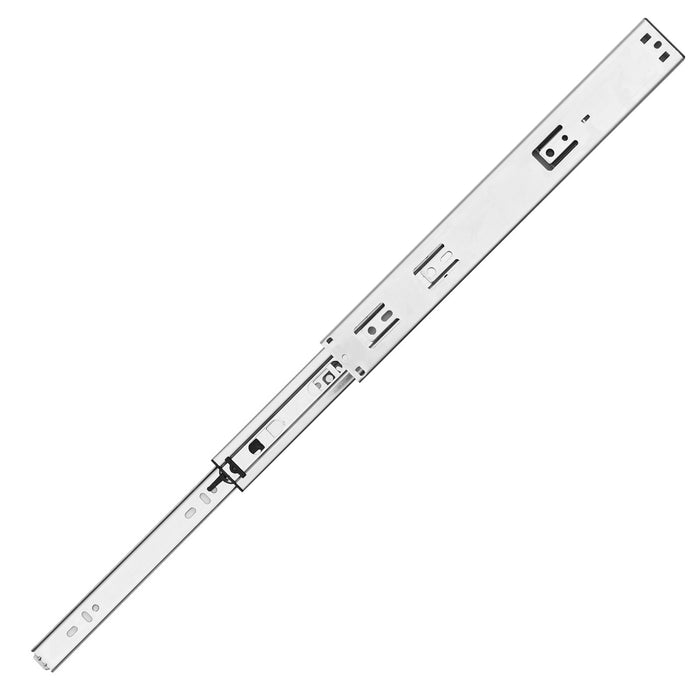 VEVOR 10 Pairs of 558.8mm Drawer Slides Side Mount Rails, Heavy Duty Full Extension Steel Track, Soft-Close Noiseless Guide Glides Cabinet Kitchen Runners with Ball Bearing, 100 Lbs Load Capacity
