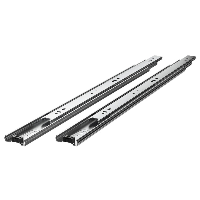 Drawer Slides, 20 inch, 10 Pairs Full Extension Ball Bearing Cabinet Rails, 100 LB Load Capacity Heavy Duty Side Mount Dresser Drawer Slides, Drawer Track Runners for Kitchen DIY Replacement