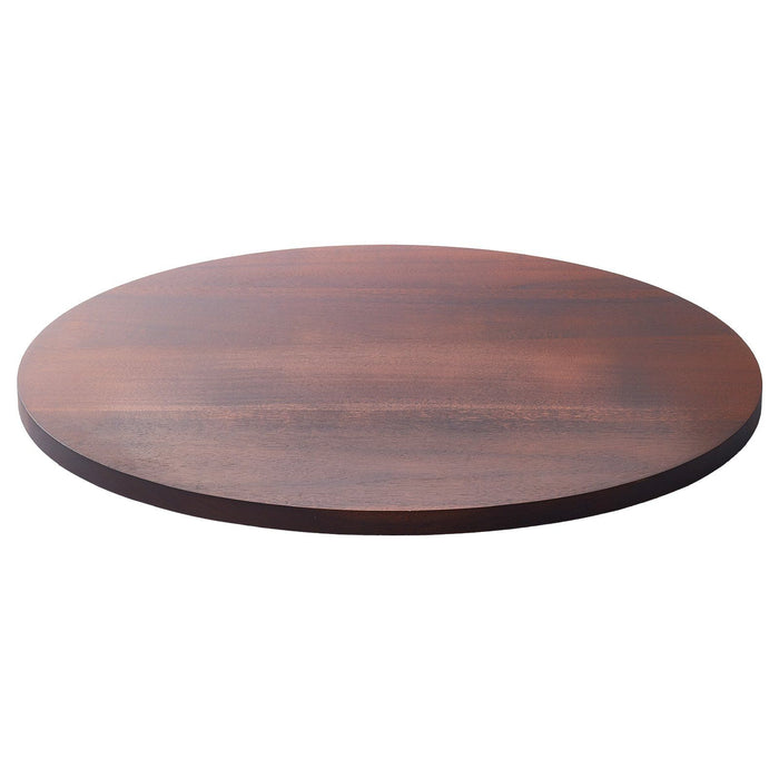 61 cm Wood Lazy Susan Turntable, 360° Rotation Round Clear Tabletop Rotating Tray, Acacia Wood Dining Table Centerpiece, Smooth and Silent Spin, for Family Gatherings, Banquets and Weddings