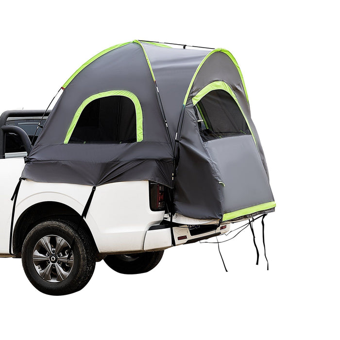 Pickup Truck Tent, Fit 6.4-6.7 ft Truck Tents for Camping, Waterproof PU2000 2-3 Person Sleeping Truck Bed Tent with Double Layer Design Windows, Sturdy Truck Bed Camper Shell with Storage Bag