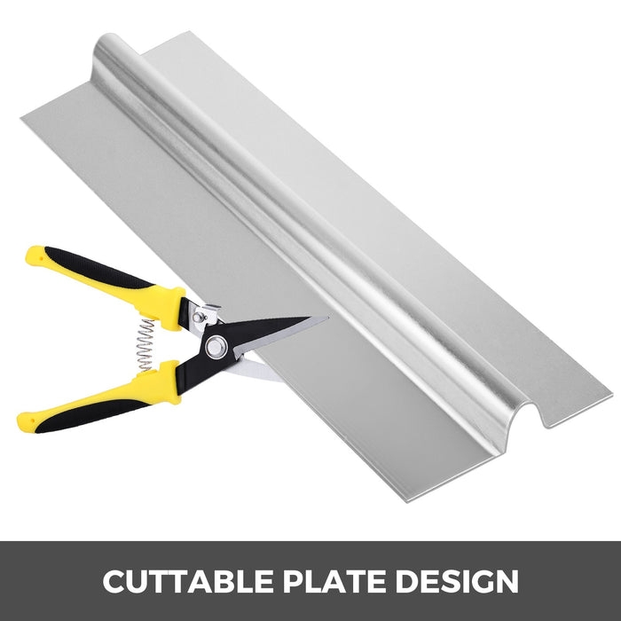 VEVOR PEX Heat Transfer Plates, 200 pcs Box Radiant Heat Transfer Plates, 2ft Aluminum PEX Heat Transfer Plates, 1.27 cm Heat Transfer Plates Designed for PEX Tubing