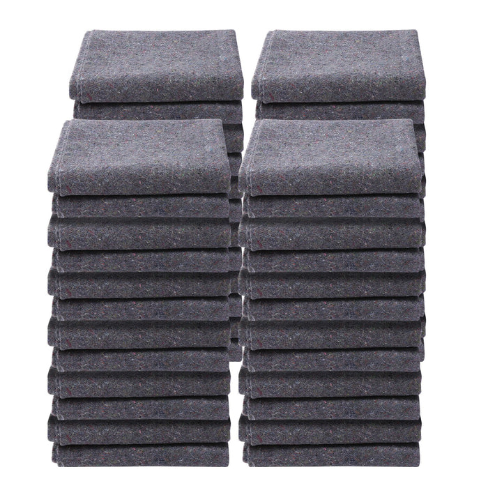 VEVOR Moving Blankets, 72" x 54", 21 lbs/dz Weight, 24 Packs, Professional Recycled Cotton Packing Blanket, Large Heavy Duty Shipping Mover Pads Perfect for Protecting Furniture, Floors, Appliances