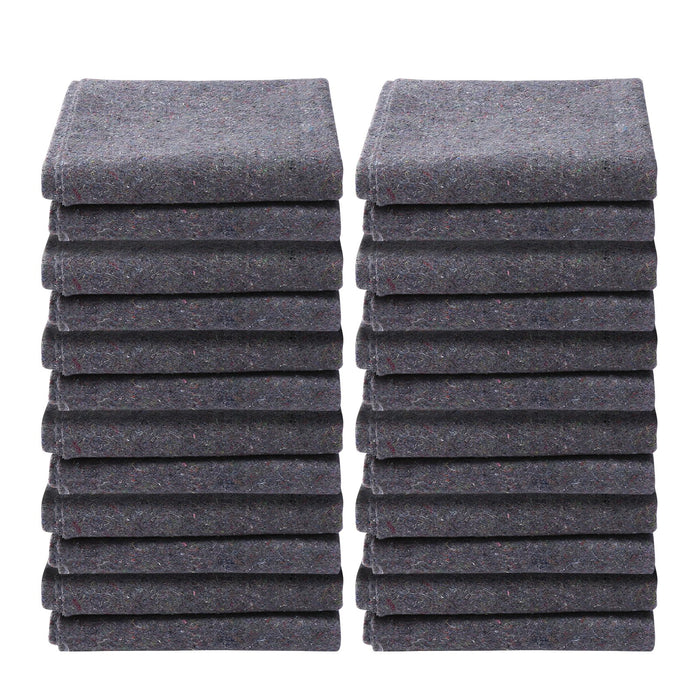 VEVOR Moving Blankets, 1829 x 1372 mm, 12 kg/dz Weight, 12 Pack, Professional Recycled Cotton Packing Blanket, Large Heavy Duty Shipping Mover Pads Perfect for Protecting Furniture, Floors, Appliances
