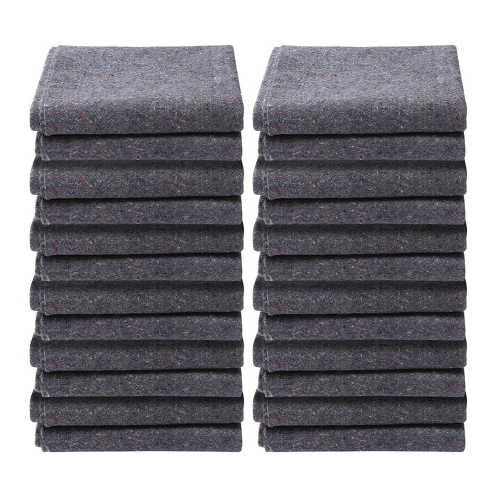 VEVOR Moving Blankets, 1829 x 1372 mm, 12 kg/dz Weight, 12 Pack, Professional Recycled Cotton Packing Blanket, Large Heavy Duty Shipping Mover Pads Perfect for Protecting Furniture, Floors, Appliances