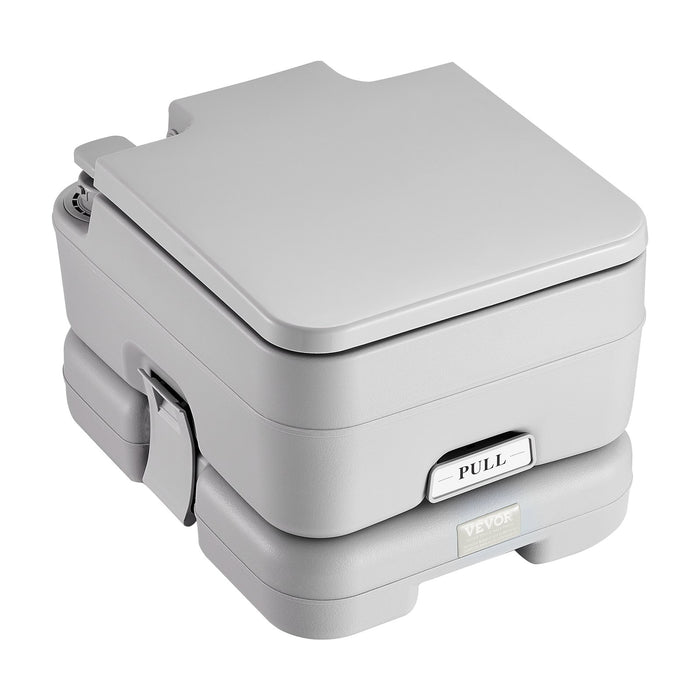 VEVOR Portable Toilet for Camping with Carry Bag, RV Toilet with 3.2 Gal Waste Tank, Push-Button Pressurized Flush Commode, Leak-proof and Odourless Travel Toilet for Adults Kids Camping Car