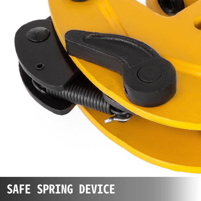 VEVOR 1T Vertical Plate Lifting Clamp Grab Clamp Dog Steel Lift Grip Sling