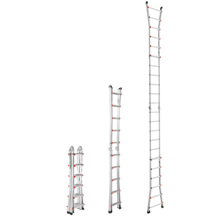 VEVOR Telescoping Ladder A Frame 20 FT Extension Multi-Function for Homework