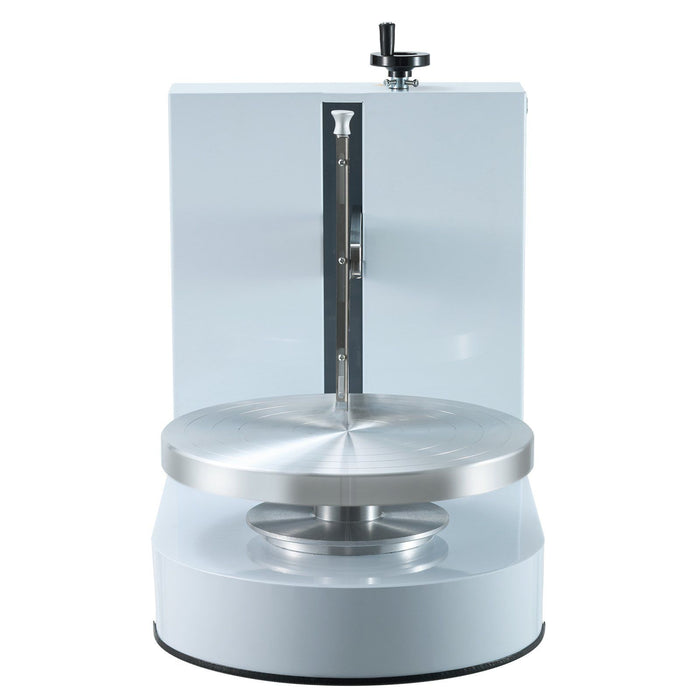 Cake Decorating Machine, Cake Cream Spreading Coating Smearing Machine, Low Noise Cake Frosting Machine, Turntable with Adjustable Scraper, for 6" to 14" Cake, 25-320RPM Rotating Speed, White