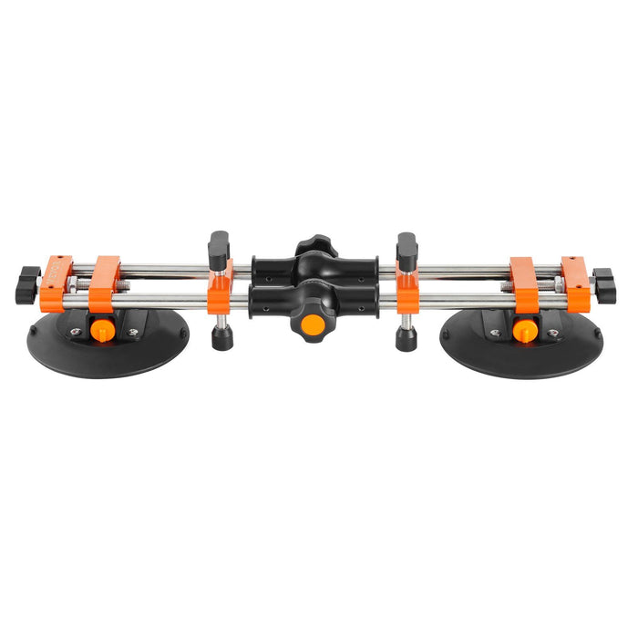 Seamless Seam Setter, 2 Packs Granite Seam Setter with 6 in Vacuum Suction Cups, Seam Joiner for Seam Joining & Leveling, 90°-120° Adjustable, Countertop Installation Tool for Tile Marble Slab