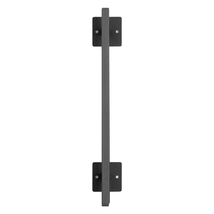 VEVOR Barn Door Handle, 320 mm Rustic Fence Gate Handle, Rust-Resistant Coating, Heavy Duty Carbon Steel Outdoor Gate Handles, Easy to Install, Metal Sliding Door Pulls for Garage Shed Closet Pantry