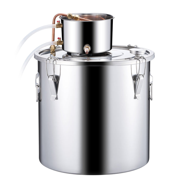 VEVOR Moonshine Still 13 Gal Water Alcohol Distiller Brewing Kit Stainless Steel
