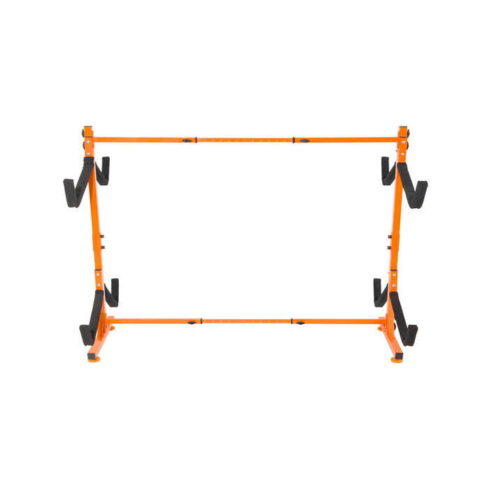 VEVOR Freestanding Kayak Storage Rack, Kayak Stand for 4 Kayak Canoe Paddleboard, Heavy-duty Steel Kayak Hanger Holder with Padded Arms and Adjustable Width, 100 kg Max Load, for Indoor Outdoor Garage
