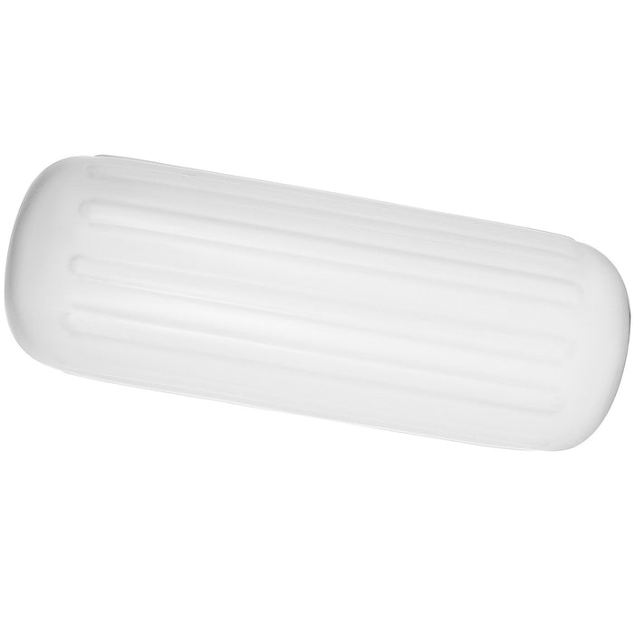 VEVOR 4 Ribbed Boat Fender 10" x 28" White Center Hole Bumper Mooring Protection