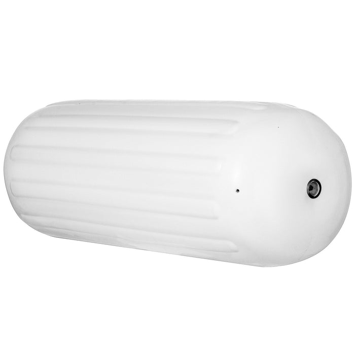 VEVOR 4 Ribbed Boat Fender 10" x 28" White Center Hole Bumper Mooring Protection