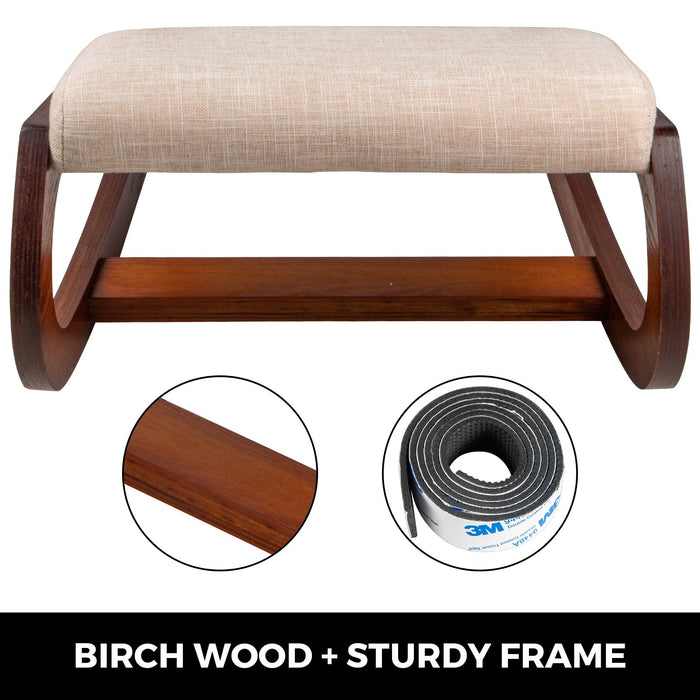 Vevor Ergonomic Kneeling Chair Wooden Neck Pain Relief Relieve Fatigue Wood Stool