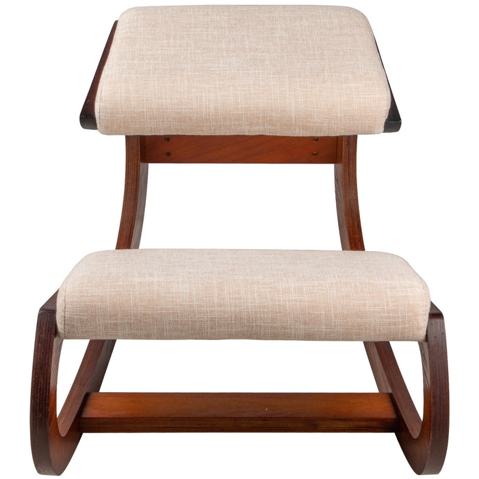 Vevor Ergonomic Kneeling Chair Wooden Neck Pain Relief Relieve Fatigue Wood Stool