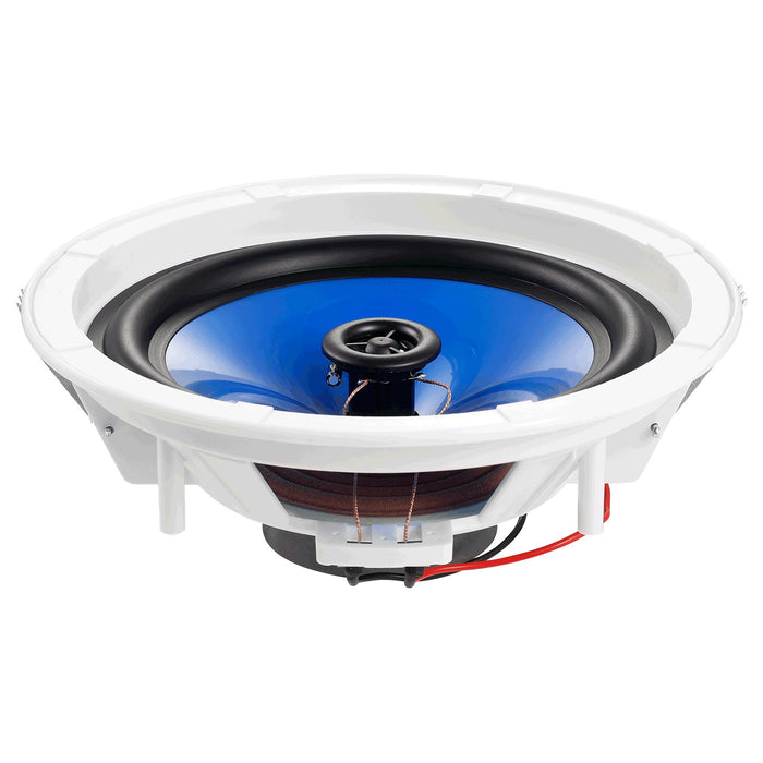 VEVOR 2 PCs 203.2 mm in Ceiling Speakers, 50-Watts, Flush Mount Ceiling & in-Wall Speakers System with Impedance 89dB Sensitivity, for Home Kitchen Living Room Bedroom or Covered Outdoor Porches