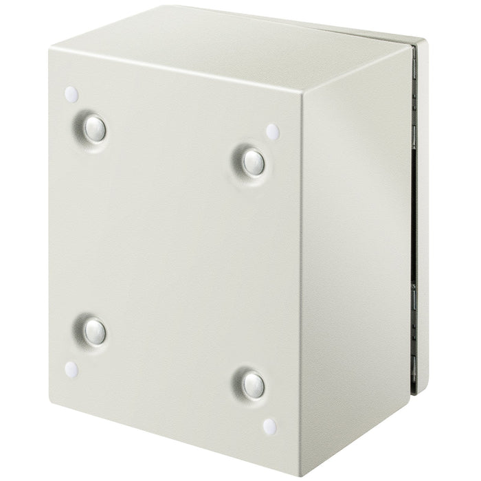 VEVOR NEMA Steel Enclosure, 25 x 20 x 15 cm NEMA 4X Steel Electrical Box, IP66 Waterproof & Dustproof, Outdoor/Indoor Electrical Junction Box, with Mounting Plate