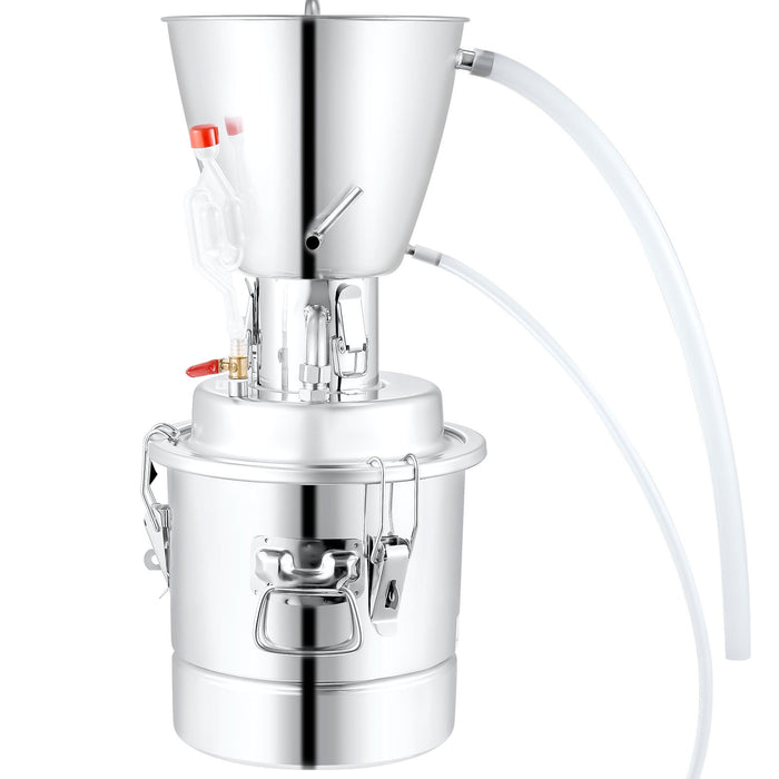 VEVOR 10L Alcohol Distiller Machine Brewing Equipment DIY Whiskey Home Still