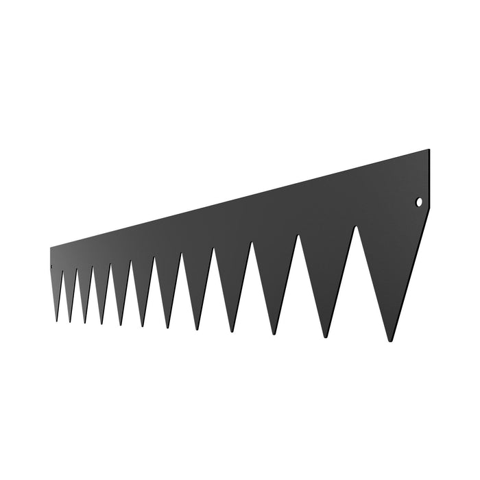 Steel Landscape Edging, 3 Packs 1016 x 152 mm Rust-Resistant Metal Landscape Edging, Bendable Garden Edging Border, Heavy Duty Lawn Edging, Easy-to-Install, Flower Bed Yard Pathway Divider Black