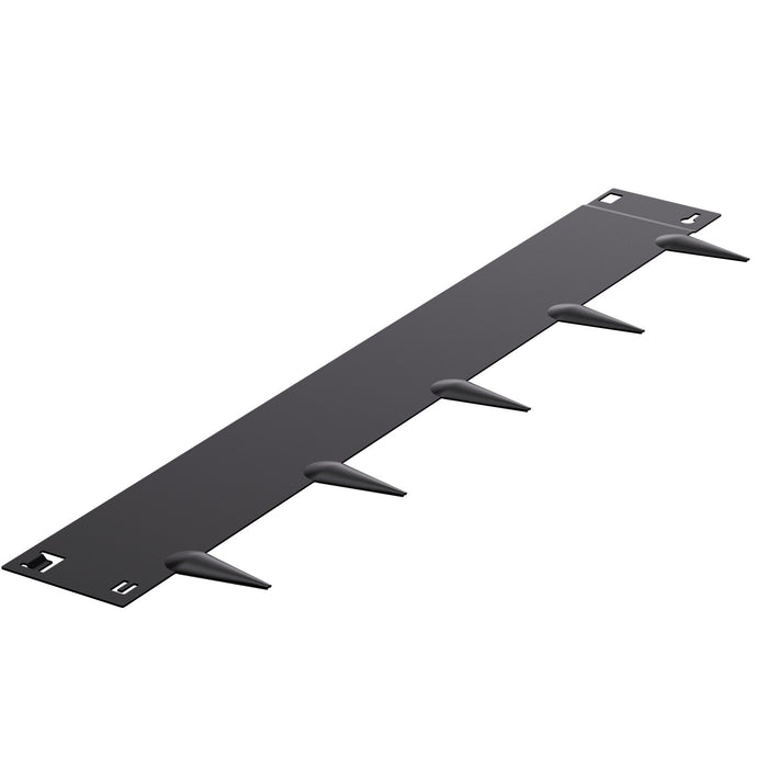 VEVOR Steel Landscape Edging, 5 Packs 990 x 207 mm Rust-Resistant Metal Landscape Edging, Bendable Garden Edging Border, Heavy Duty Lawn Edging, Easy-to-Install, Flower Bed Yard Pathway Divider Black