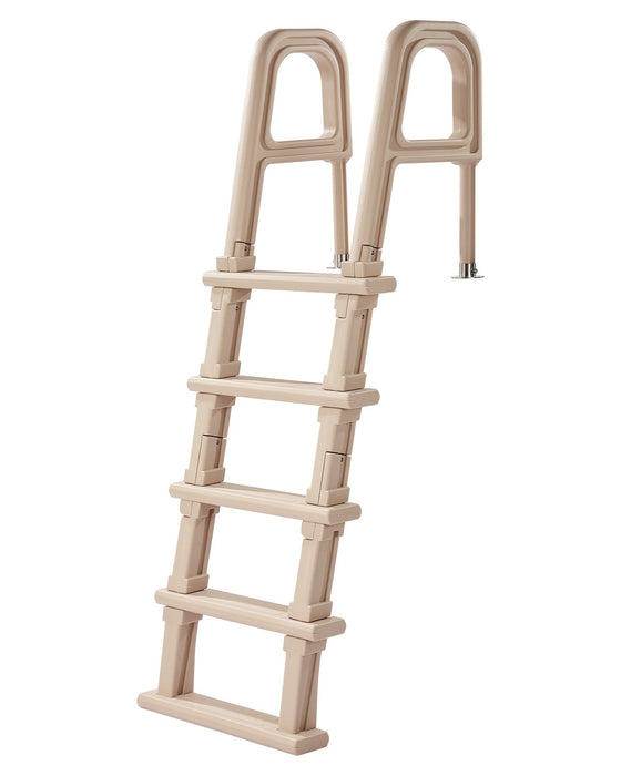 VEVOR 5-Step Inclined Robust Pool Ladder of 2 Handrails for 1219.2-1371.6mm Pool