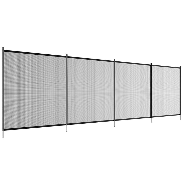 VEVOR Pool Fence 4 x 108 FT Removable Pool Fences for Inground Pools Outdoor