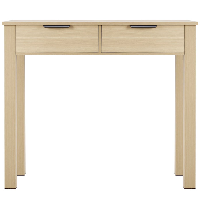 VEVOR Small Desk with Drawer Kids Desk for Bedroom Simple Study Table Light Wood