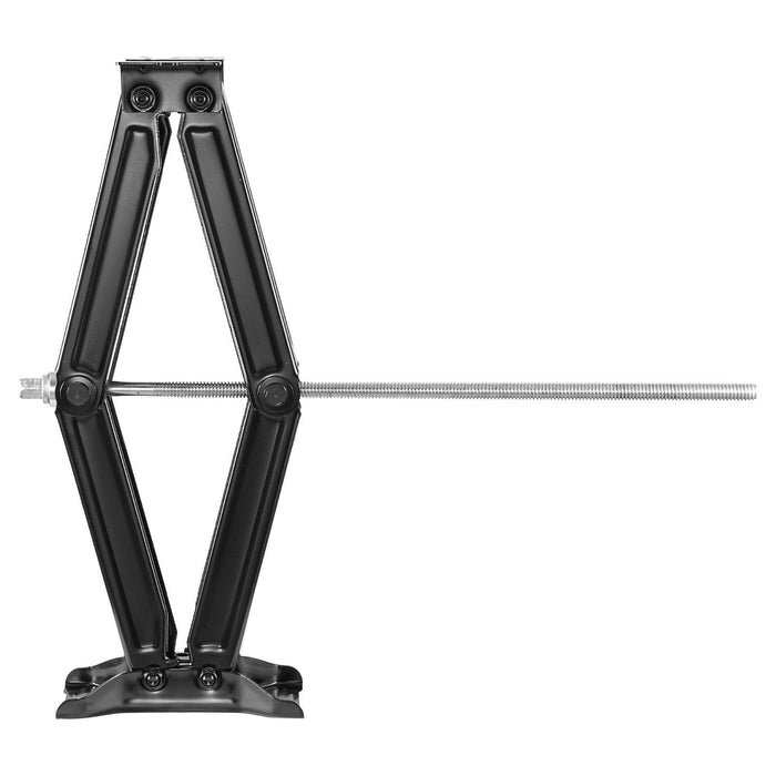2268 kg RV Scissor Jacks, 10.3-59.5 cm RV Stabilizer Leveling Scissor Jacks, Set of 2, Heavy Duty Stabilizer Jack with Crank Handle, Socket and Bubble Levels, Not Easily Bent or Deformed