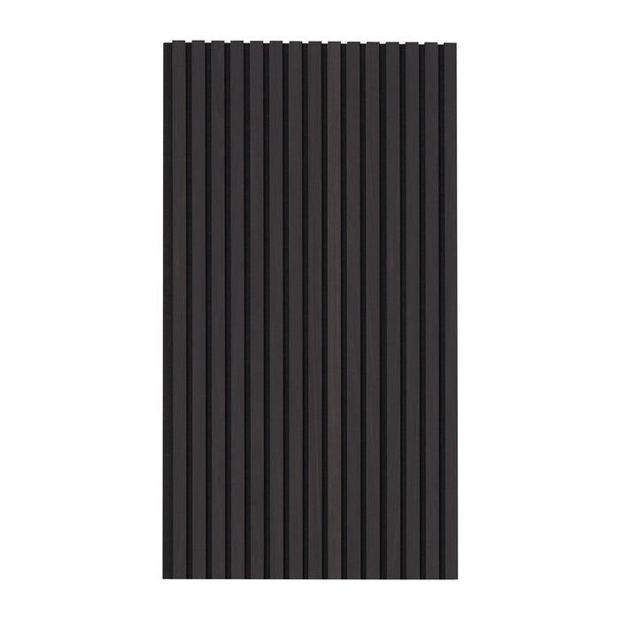 VEVOR Wood Slat Acoustic Panels 23.6 x 47.2 inch for Modern Wall Decor Black Oak