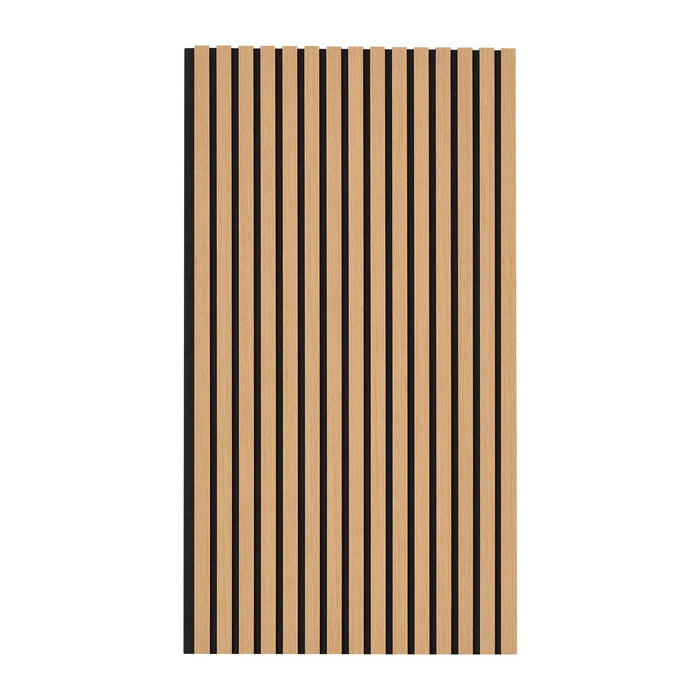 VEVOR Wood Slat Acoustic Panels 23.6 x 47.2 inch for Modern Wall Decor Light Oak