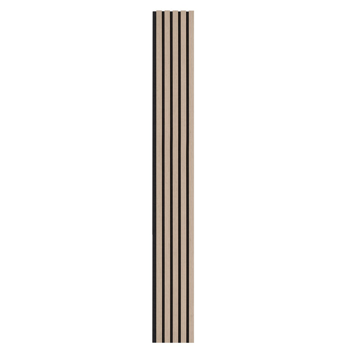 VEVOR Wood Slat Acoustic Panels, 7.9 x 94.5 inch, MDF Accent Wooden Wall Panels for Modern Interior Wall Decor, Faux Wood Wall Board Panels for Noise Reduction, Silver Wood