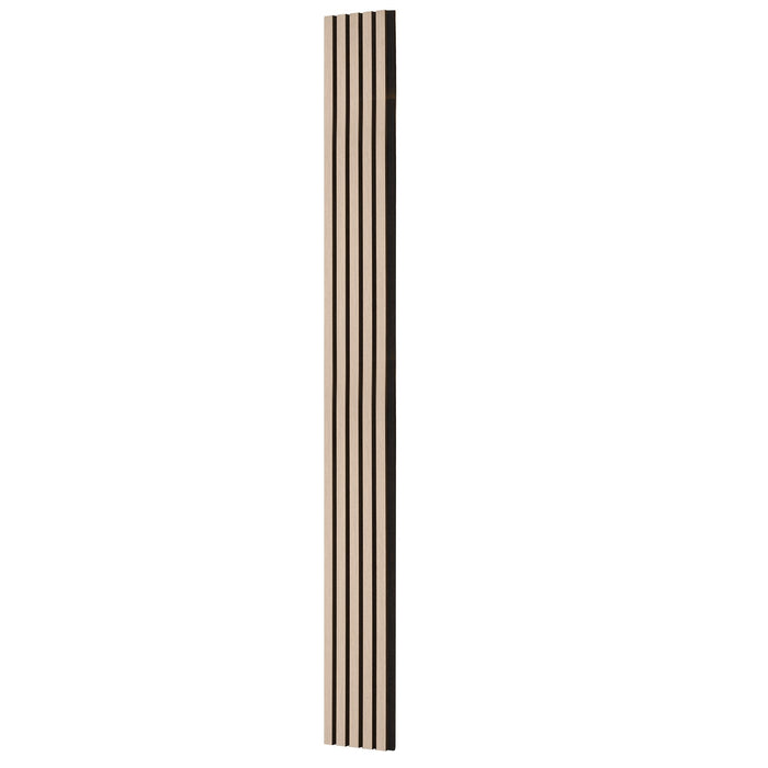 VEVOR Wood Slat Acoustic Panels, 7.9 x 94.5 inch, MDF Accent Wooden Wall Panels for Modern Interior Wall Decor, Faux Wood Wall Board Panels for Noise Reduction, Silver Wood