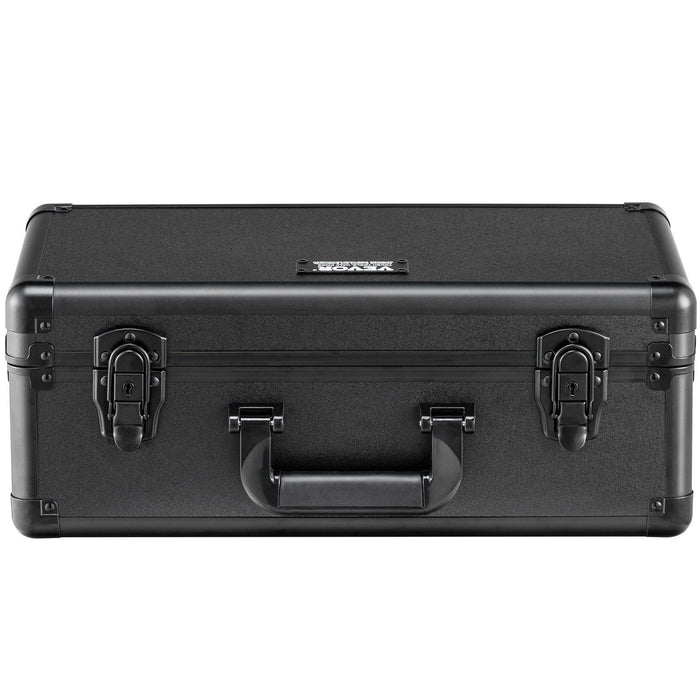 Graded Card Storage Box, 4 Slots, Graded Sports Cards Holder Carrying Case with Key Lock Foam Dividers, for 96 PSA Graded Cards 68 BGS Cards 76 SGC Cards 348 Top Loaders or 999+ Loose Cards