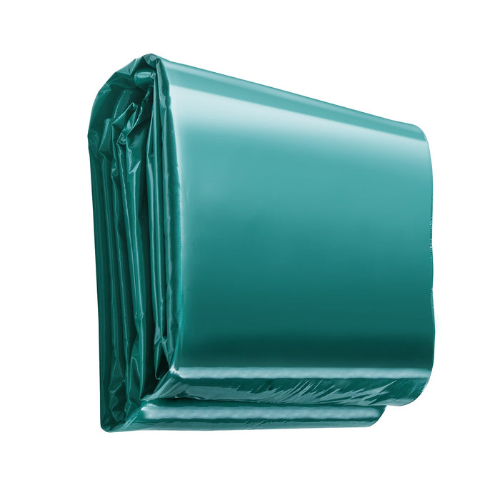 VEVOR PVC Waterproof Tarp, 16.5 x 29.5 ft Heavy Duty PVC Tarpaulin, Tear-Proof and Weather-Proof, with Grommets and Reinforced Edges for Canopy Boat RV Tent Shelter Trailer Truck Cover, Green