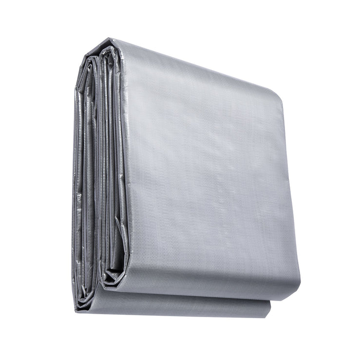 VEVOR Tarp Waterproof Tarpaulin 20 x 30 ft 10 Mil Plastic Poly Tear UV Resistant
