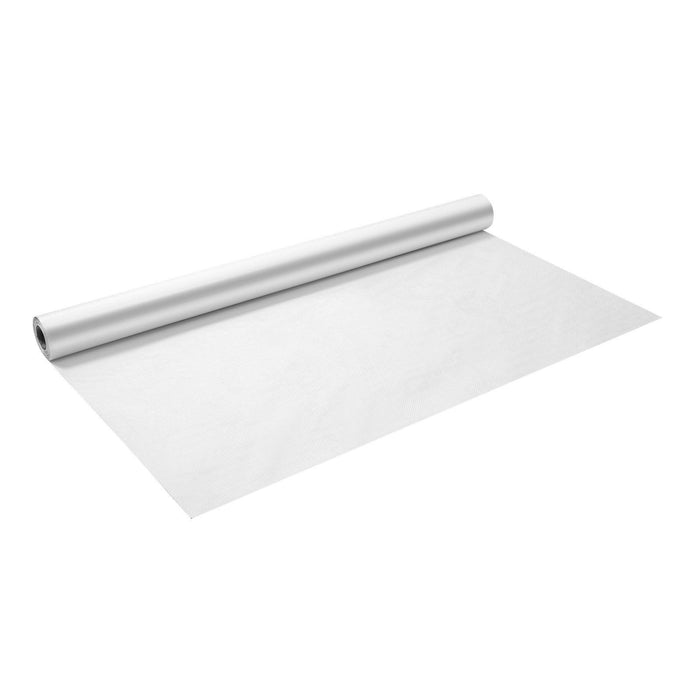 House Wrap, 1.37 x 45.72 m, 0.13 mm Thick Vapor Barrier, Heavy Duty Plastic Sheeting for Tear-resistant, Drop Cloth Vapor Barrier Covering for Residential & Commercial Construction, White