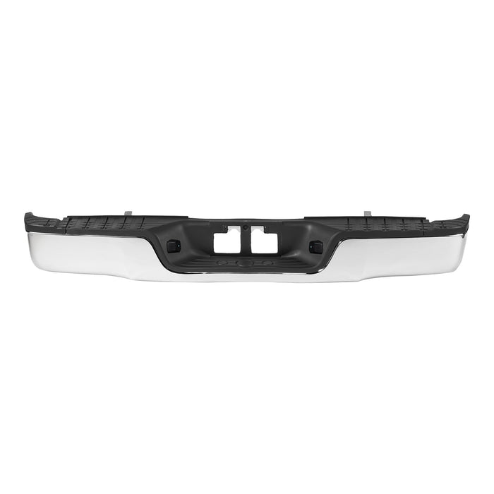 VEVOR Rear Step Bumper Chrome Steel Bumper Assembly for 2007-2013-Toyota Tundra