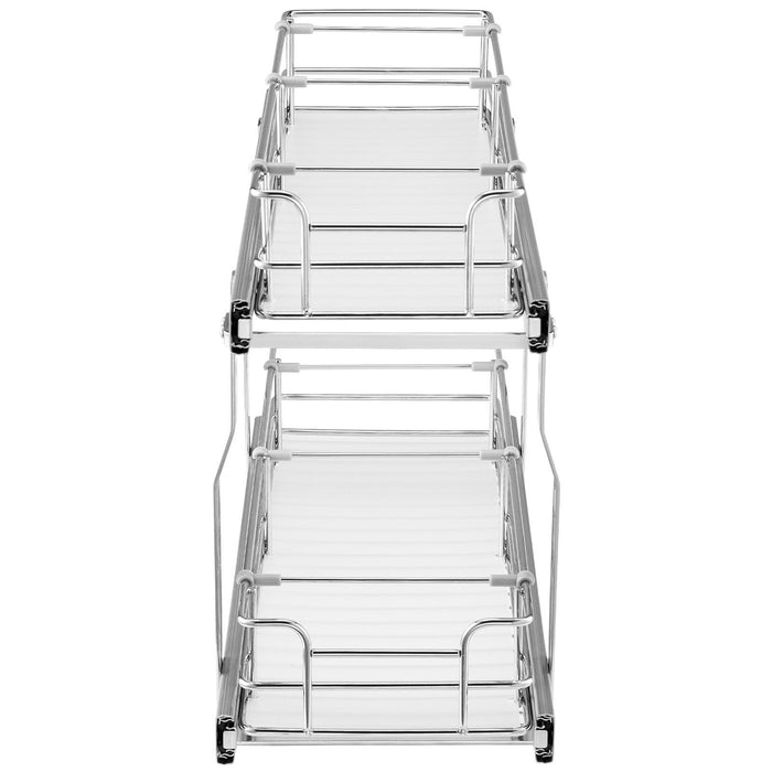 215 x 533 x 385mm  Pull Out Cabinet Organizer, Heavy Duty Slide Out Pantry Shelves, Steel Roll Out Drawers, Sliding Drawer Storage for Home Under Sink, 245 x 563 x 485 mm Install Size for Cabinet
