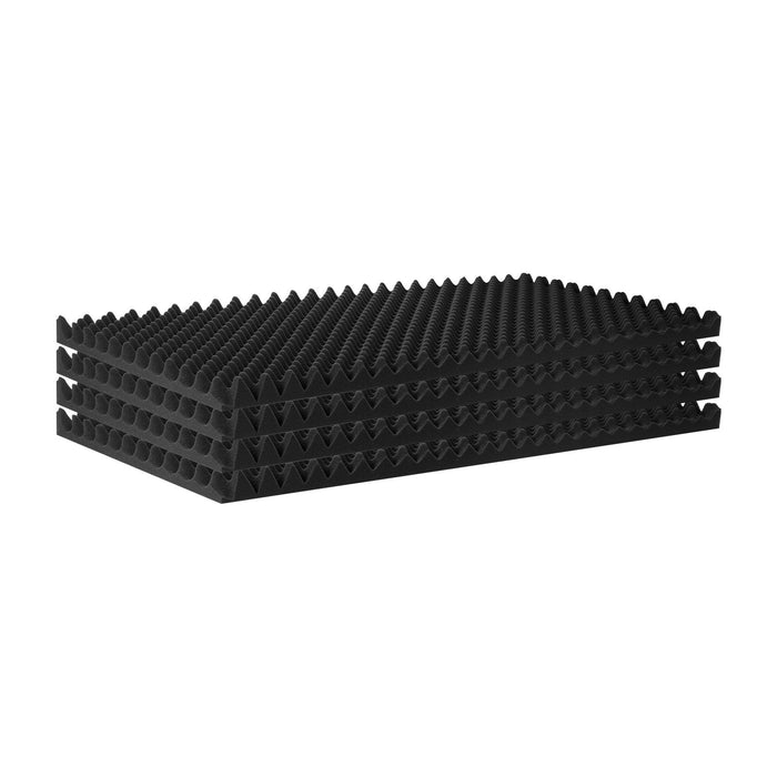 VEVOR Acoustic Foam Panels 2 Pack 48 x 24 x 2 in for Studio Wall and Ceiling