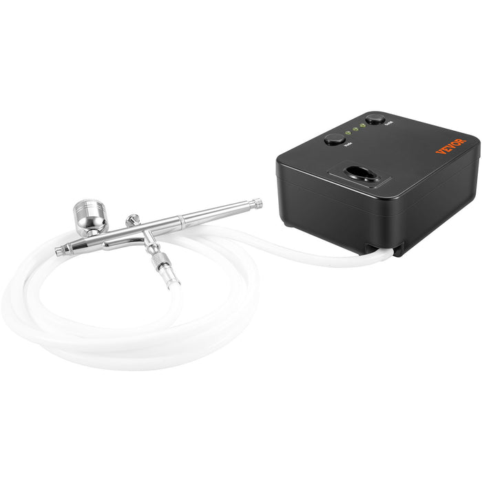 VEVOR Airbrush Kit Dual-action Airbrush System Compressor Art Nail Makeup Model