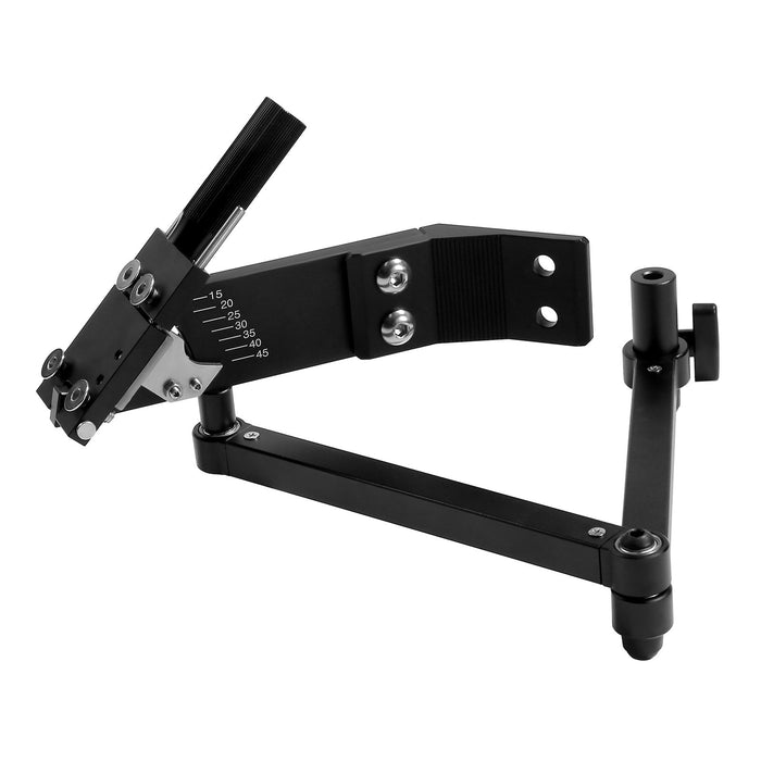 VEVOR Lawn Mower Blade Sharpener, 15° - 45° Adjustable Lawnmower Blade Sharpening Tool with 4 Adapter Pins, Ball Bearing Design & 25mm Enlarged Handle, Compatible with Most Angle Grinders