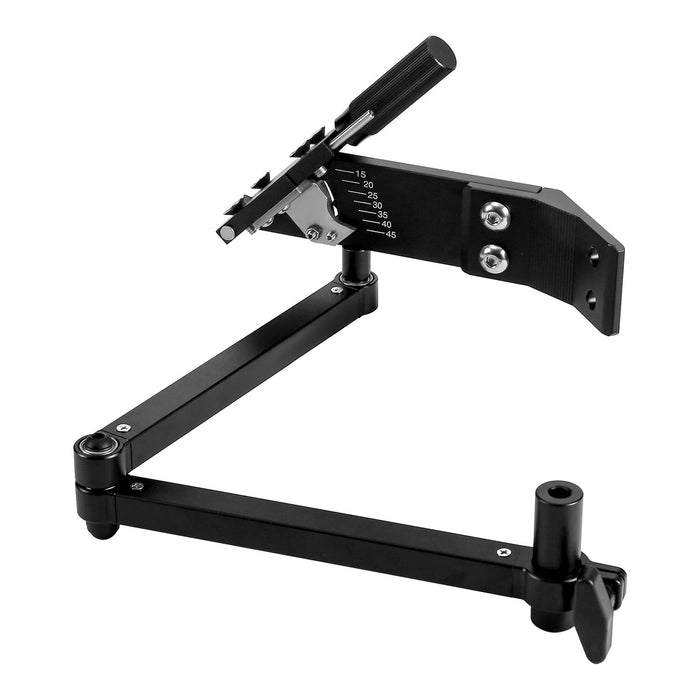 VEVOR Lawn Mower Blade Sharpener, 15° - 45° Adjustable Lawnmower Blade Sharpening Tool with 4 Adapter Pins, Ball Bearing Design & 25mm Enlarged Handle, Compatible with Most Angle Grinders
