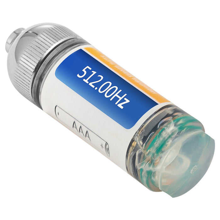 Sonde Locator, 512 Hertz Frequency, Rigid Drain Locator with 8/5" and 1/4-20" Connectors for Locating & Detecting Small Sewer & Pipelines, Up to 25' Depth Water Line, Flashing for Transmitting